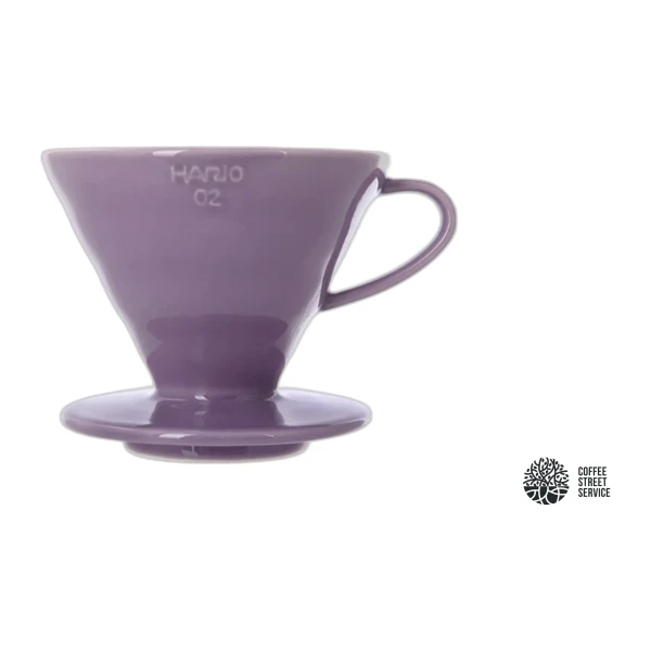 HARIO Воронка керамическая для приготовления кофе, VDC-02-PUH Purple