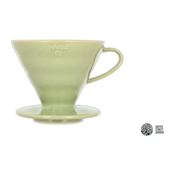 Воронка керамическая для приготовления кофе, VDC-02-SG Smokey Green