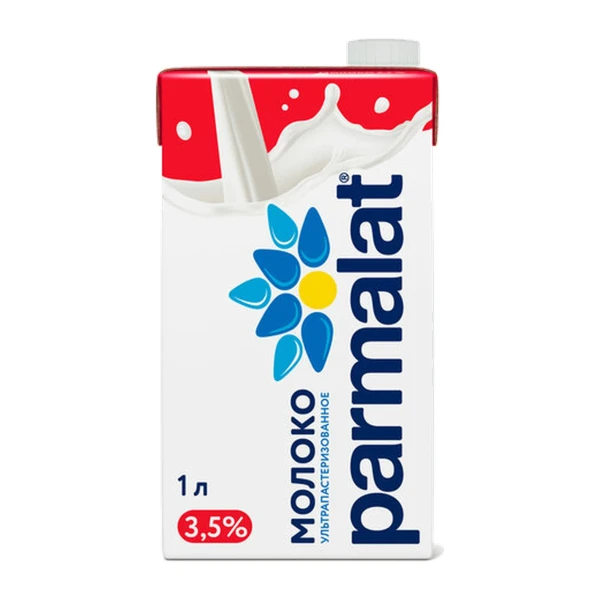 Молоко Пармалат 3,5% 1 л с крышкой