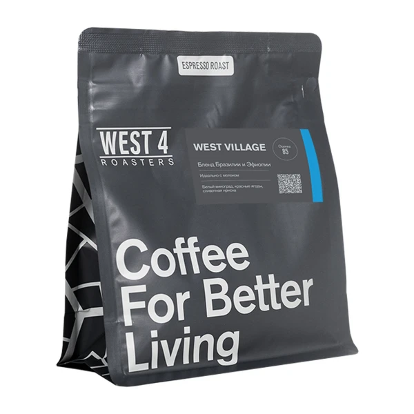 Кофе Вест 4 под эспрессо бленд WEST VILLAGE 1кг