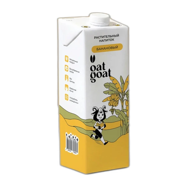 Молоко OatGoat банановое 1л 12шт уп 