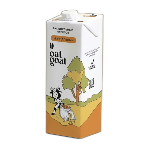 Молоко OatGoat Миндальное 1л 12шт уп
